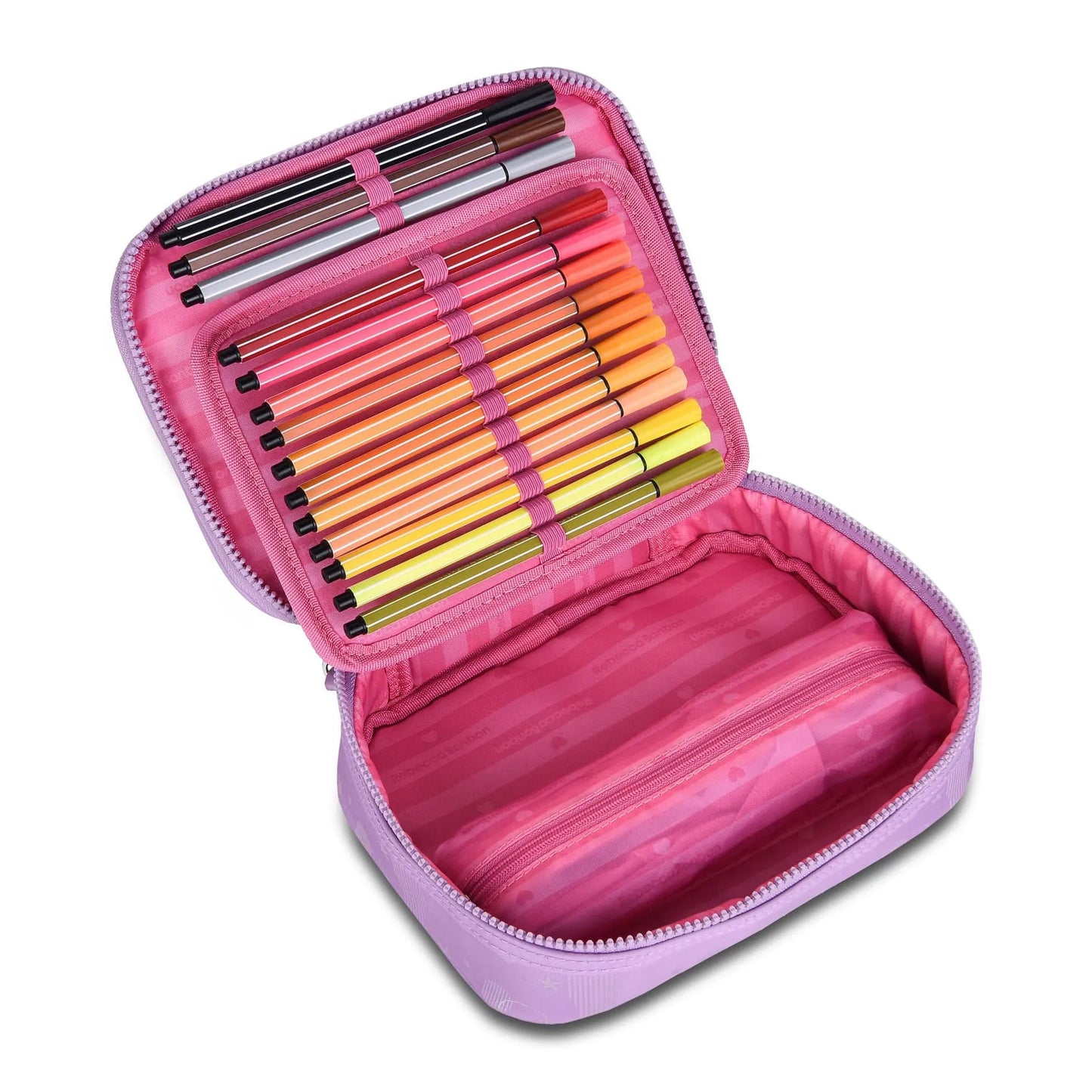 Estojo da Rebecca Bonbon | 36 Pens Nylon com Estampa Holográfica | RB
