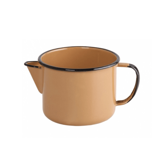 Caneca Esmaltada Ewel Com Bico Nº 12 Marrom – 1 L