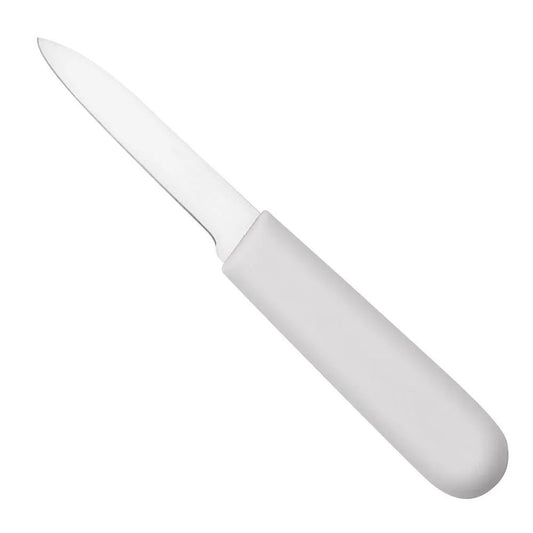 Faca de Legumes 4" 18 cm Art House Linha Pro – Lâmina em Aço Inox e Cabo de Polipropileno Branco