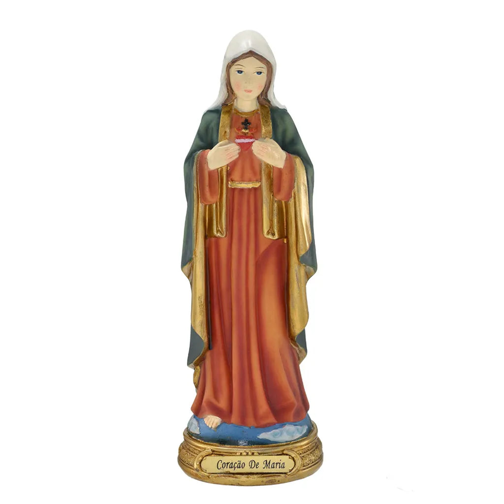 Imagem Imaculado Coração de Maria 20 cm – Florence Espressione Arts | Resina Religiosa