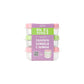 Kit 3 Potes Wave Retangulares 600 ml Verde e Rosa | Plasvale