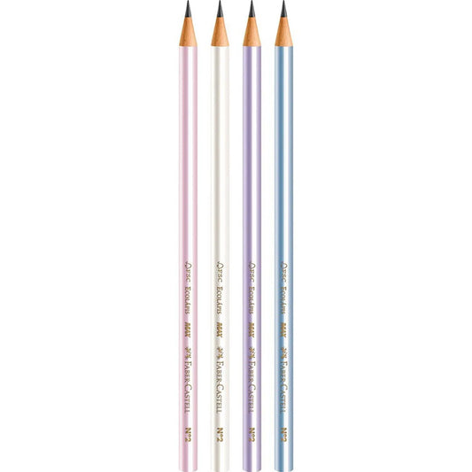 Lápis de Escrever Redondo Grafite Preto Ecolápis Pérola | Faber-Castell