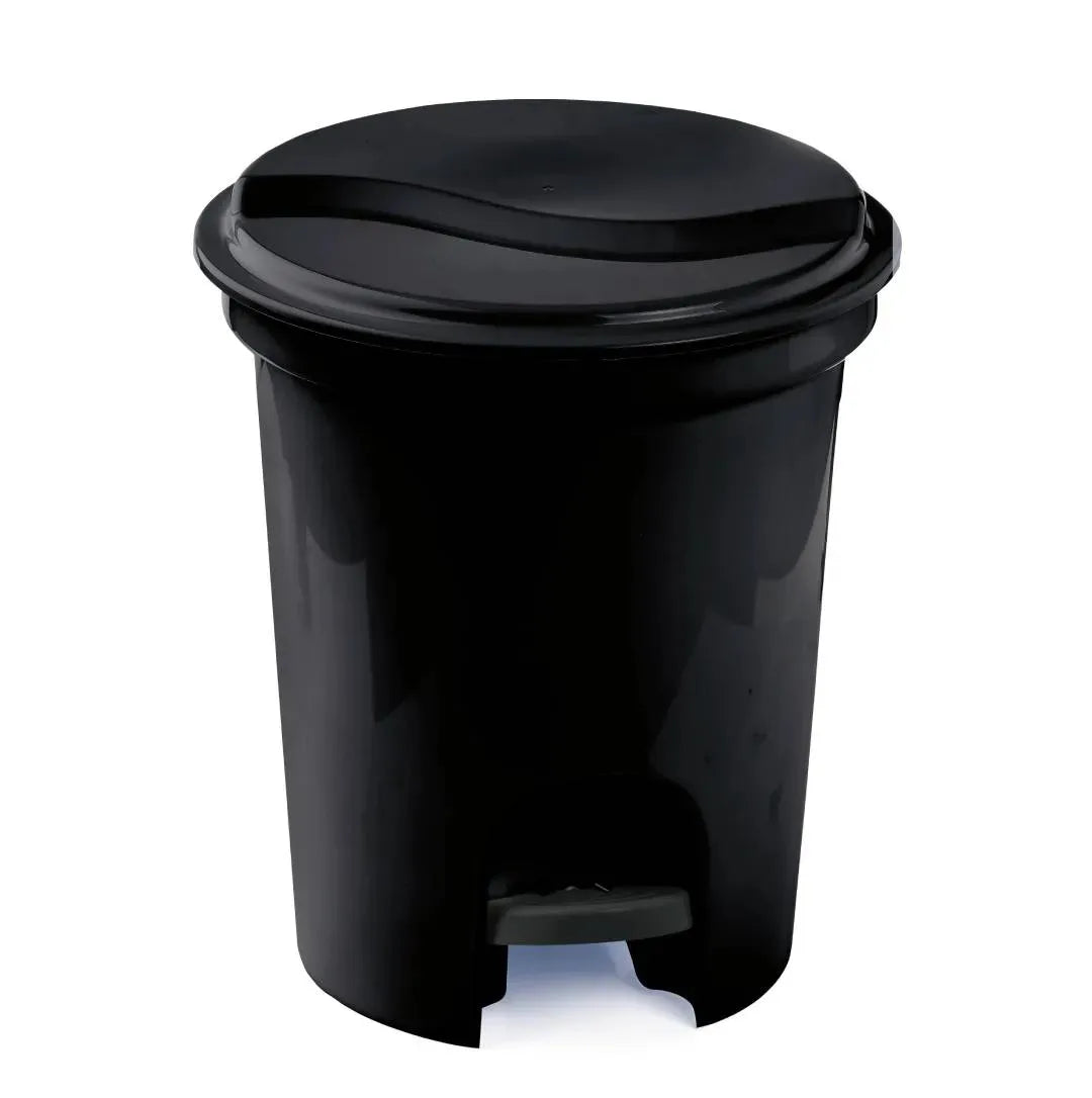 Lixeira Redonda com Pedal 13L Plasvale 1828300 – Compacta, Higiênica e Ideal para Cozinha, Banheiro e Escritório