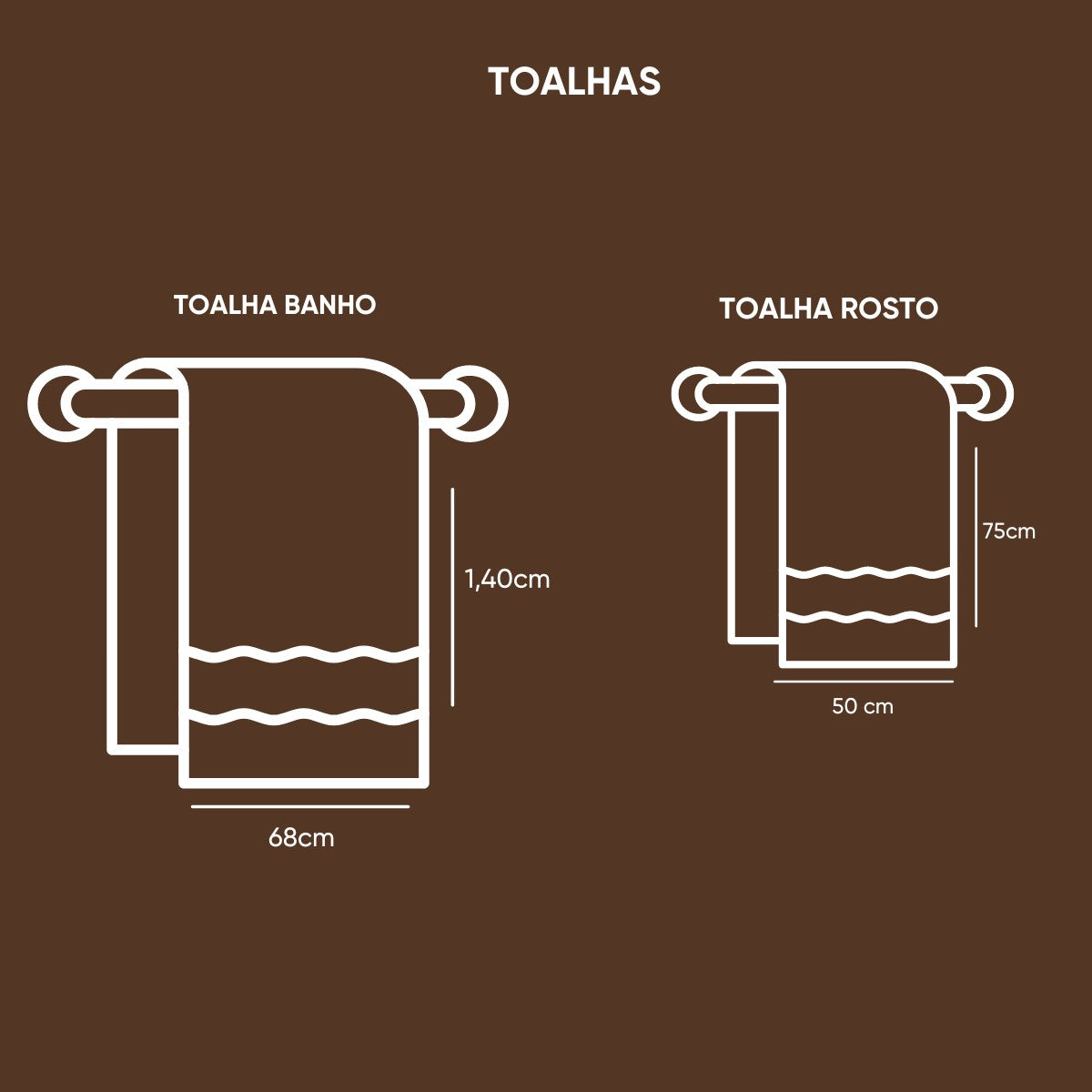 Jogo de Toalhas Folliage 2 Peças – Banho + Rosto 100% Algodão | Appel Home