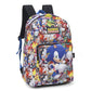 Mochila do Sonic | Escolar de Costas | 18"/46cm | Luxcel