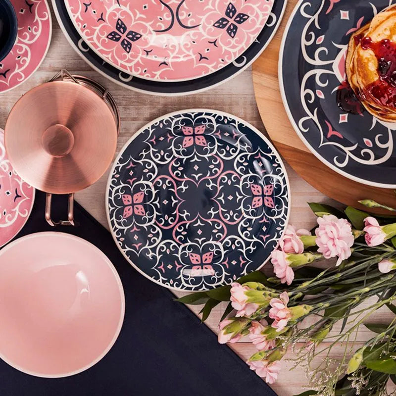 Prato de Sobremesa 20 cm Floreal Hana – Oxford Biona | Cerâmica Floral