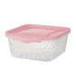 Pote Plástico 1 Litro Quadrado Hermético Cristal | Plasvale