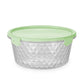 Pote Cristal Redondo 1,7 Litro com Travas | Plasvale