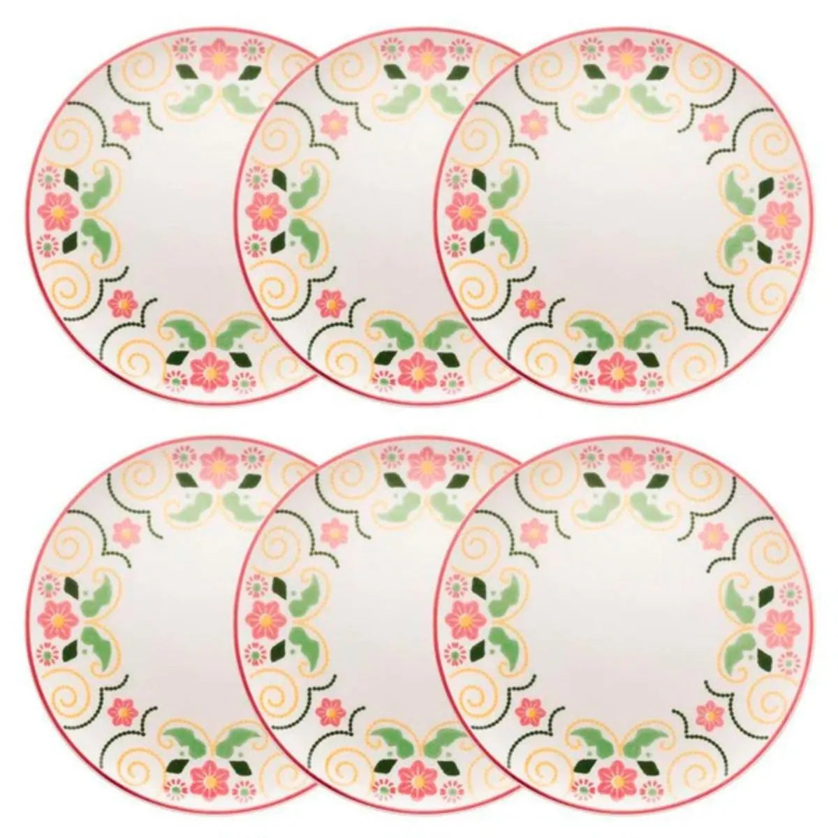 Prato Raso 26 cm Oxford Donna Lima – Cerâmica Alta Qualidade, Resistente Micro-ondas & Lava-louças