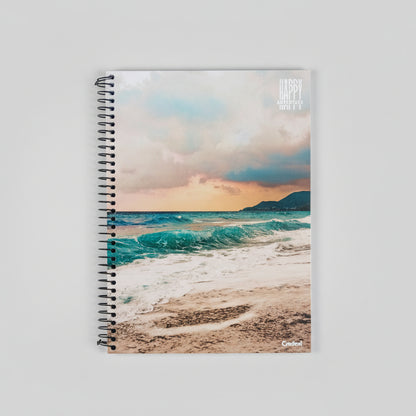 Caderno Universitário Happy Adventure Credeal 1 Matéria 80 Folhas – Capa Dura Espiral