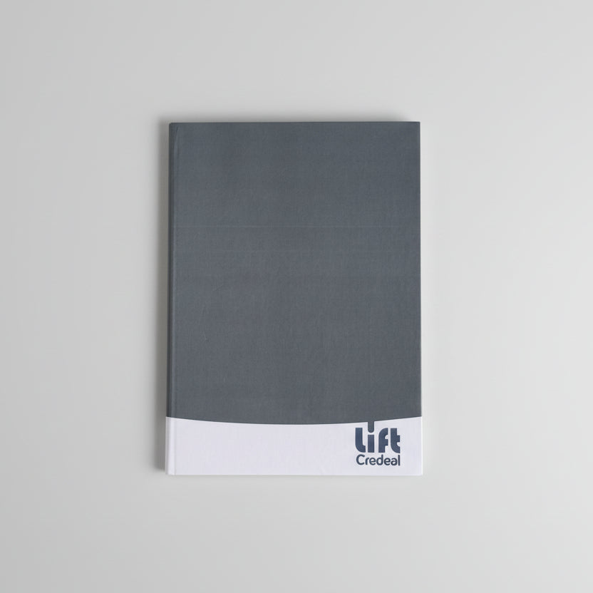 Caderno Universitário Lift Credeal – 1 Matéria, 96 Folhas, Capa Dura Laminada, Tamanho Universitário 200×275 mm