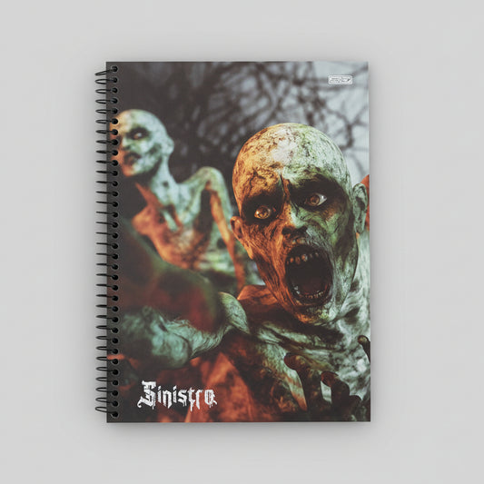 Caderno Sinistro 1 Matéria 80 Folhas São Domingos – Universitário | Capa Dura Espiral | Pautado | 20×27,5 cm | Papel FSC