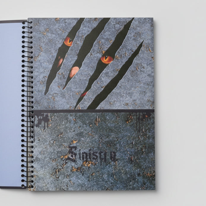 Caderno Sinistro 1 Matéria 80 Folhas São Domingos – Universitário | Capa Dura Espiral | Pautado | 20×27,5 cm | Papel FSC