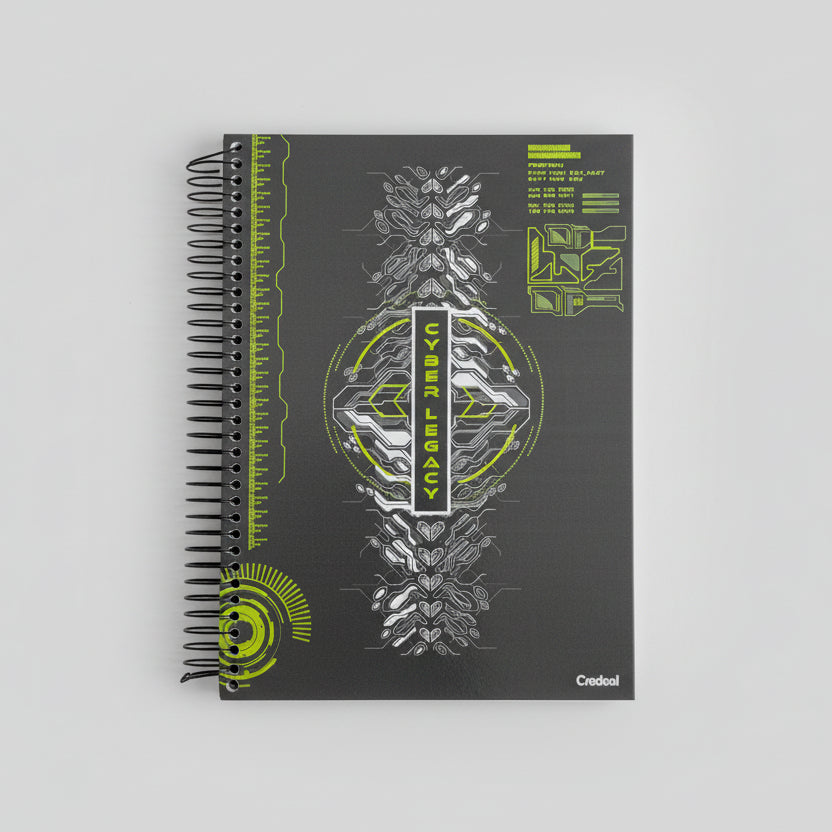 Caderno Universitário My Collection Masculino – 12 Matérias • 240 Folhas • Capa Dura • Espiral • Papel Pautado • Tamanho 20×27,5 cm — Credeal