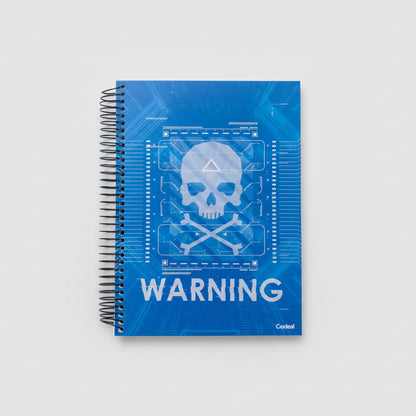 Caderno Universitário 20 Matérias Credeal My Collection Masculino – 280 Folhas, Capa Dura, Espiral