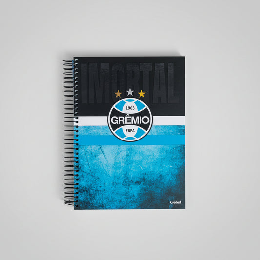 Caderno do Grêmio | Universitário Capa Dura 10 Matérias 160 Folhas | Credeal