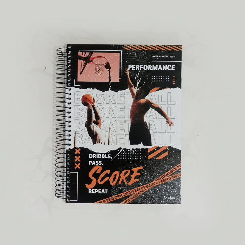 Caderno Universitário Credeal Performance 10 Matérias 160 Folhas – Capa Dura Espiral
