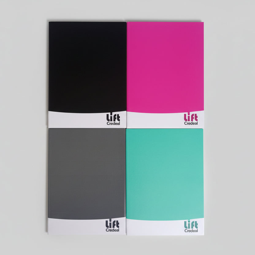 Caderno Universitário Lift Credeal – 1 Matéria, 96 Folhas, Capa Dura Laminada, Tamanho Universitário 200×275 mm