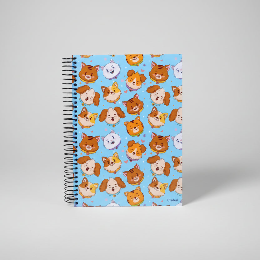 Caderno Universitário D Tales Credeal 10 Matérias 160 Folhas Capa Dura Espiral