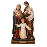 Imagem Sagrada Família 20 cm – Espressione Arts Florence | Resina Religiosa
