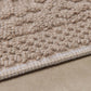Tapete Vermont Niazitex 40×60 cm – Algodão Polietileno Bege | Relevo Macio