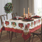 Toalha de Mesa de Natal 6 Lugares 1,40 m x 2,10 m Athenas Estampado Natal 107 | Dohler