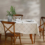 Toalha de Mesa 8 Lugares Retangular Clean Athenas Estampado 1,60m x 2,50m | Dõhler
