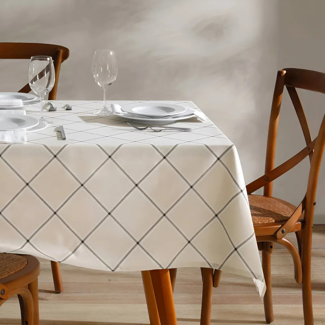 Toalha de Mesa 8 Lugares Retangular Clean Athenas Estampado 1,60m x 2,50m | Dõhler