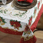 Toalha de Mesa de Natal 6 Lugares 1,40 m x 2,10 m Athenas Estampado Natal 107 | Dohler